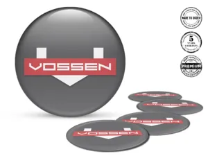 Vossen Gewölbte Plaketten Perfekt für Felgenaufkleber